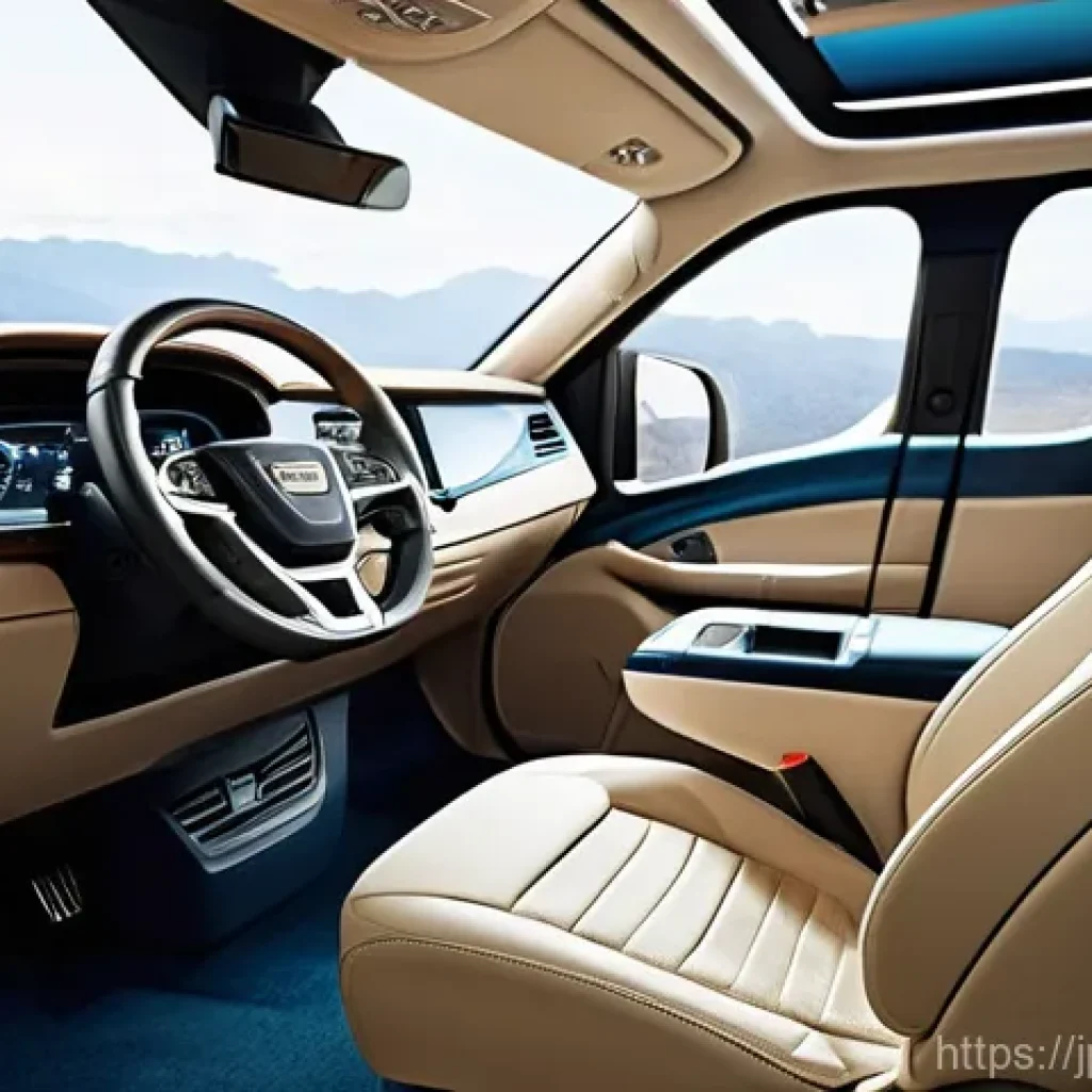 대형 트럭 운전자의 필수 장비 - **A Professional Driver's Luxurious and Ergonomic Cabin.**
    An interior shot of a modern, spaciou...