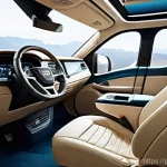 대형 트럭 운전자의 필수 장비 - **A Professional Driver's Luxurious and Ergonomic Cabin.**
    An interior shot of a modern, spaciou...