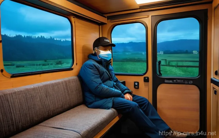 대형 트럭 운전자의 필수 장비 - **Advanced Safety and Navigation in a Commercial Truck.**
    A dynamic, slightly wide-angle interio...