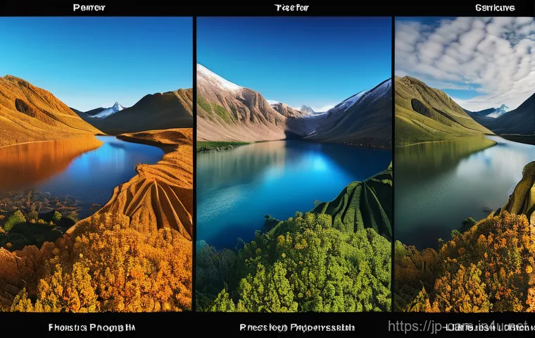 트레일러와 덤프트럭의 유지비 비교 - Here are three detailed image prompts in English, based on the provided text: