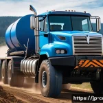 대형 트럭의 내구성 테스트 결과 - **Prompt 1: Extreme Durability Test**
    A dynamic, wide-angle shot capturing a modern Japanese hea...